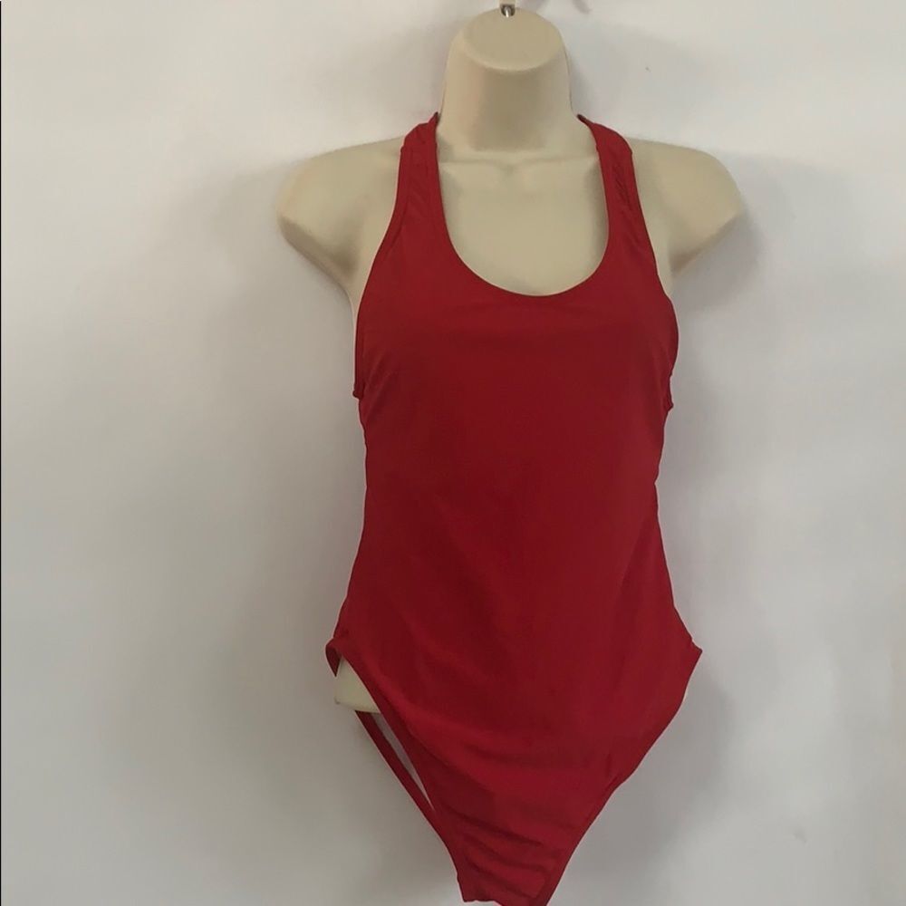 ZERACA RED SWIMSUIT ONEPIECE‎ SIZE M